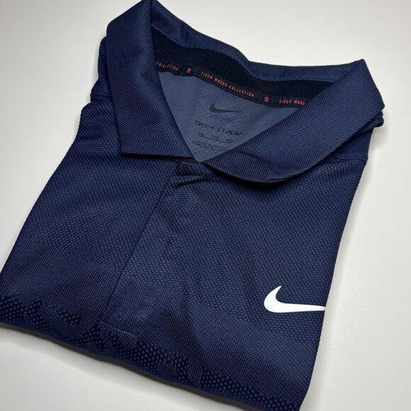 Nike Golf Tiger Woods Players Championship TPC Mesh Dry Fit Men's XXL Polo Shirt - Picture 2 of 9